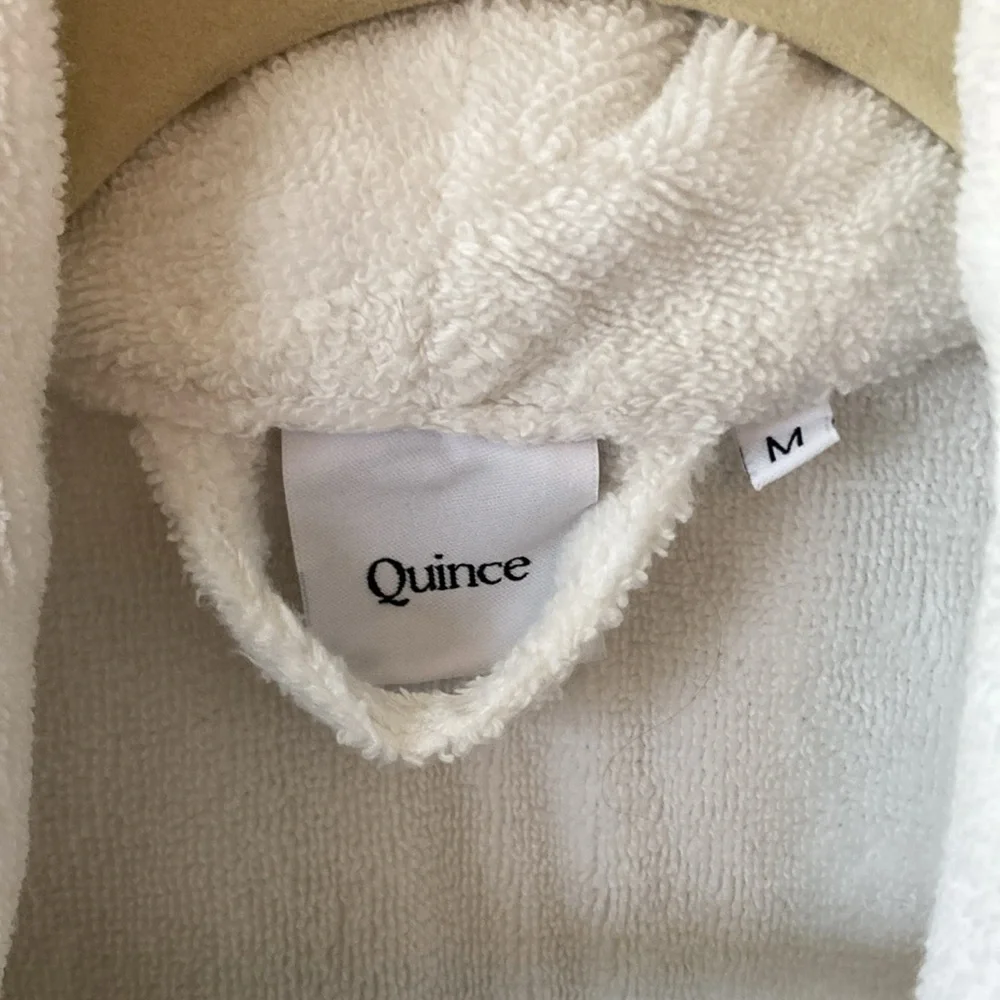 Quince 100% cotton bathrobe NWOT medium - Picture 2 of 4